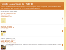 Tablet Screenshot of projcomunitario.blogspot.com