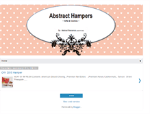 Tablet Screenshot of abstracthampers.blogspot.com