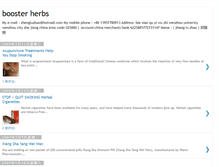 Tablet Screenshot of booster-herbs.blogspot.com