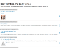Tablet Screenshot of canvas-tattoo.blogspot.com