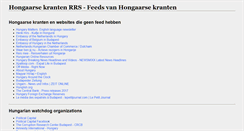 Desktop Screenshot of hongaarse-kranten.blogspot.com