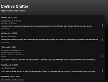 Tablet Screenshot of cre8ivecrafter.blogspot.com