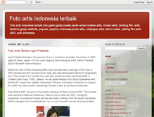 Tablet Screenshot of foto-artis-terbaru.blogspot.com