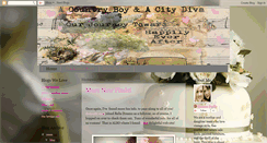 Desktop Screenshot of countryboycitydiva.blogspot.com