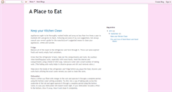 Desktop Screenshot of aplacetooeat.blogspot.com