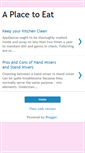 Mobile Screenshot of aplacetooeat.blogspot.com