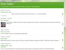 Tablet Screenshot of chezcolibri.blogspot.com