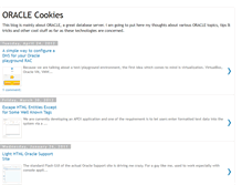 Tablet Screenshot of oracle-cookies.blogspot.com