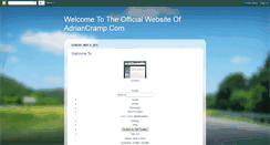 Desktop Screenshot of adriancramptheofficialwebsite.blogspot.com