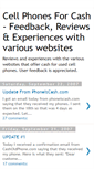 Mobile Screenshot of cellphonecash.blogspot.com