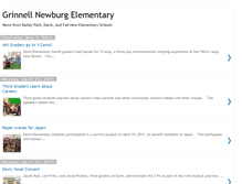 Tablet Screenshot of grinnellnewburgelementary.blogspot.com