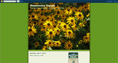 Desktop Screenshot of meadowviewthymes.blogspot.com