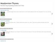 Tablet Screenshot of meadowviewthymes.blogspot.com