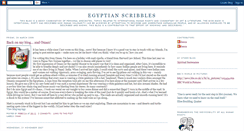 Desktop Screenshot of egyptianscribbles.blogspot.com