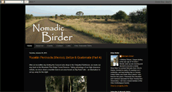 Desktop Screenshot of nomadicbirder.blogspot.com