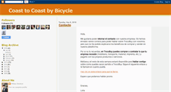 Desktop Screenshot of cyclingacrosscanada.blogspot.com