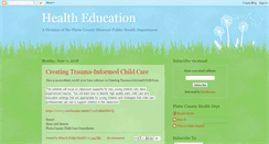 Desktop Screenshot of plattehealthed.blogspot.com