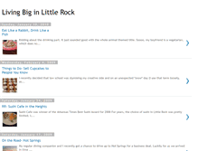 Tablet Screenshot of livingbiginlittlerock.blogspot.com