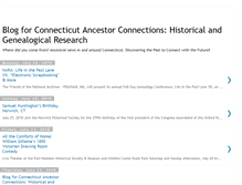 Tablet Screenshot of ancestorconnect.blogspot.com