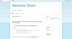 Desktop Screenshot of narendragiram.blogspot.com