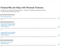 Tablet Screenshot of finance456.blogspot.com