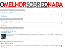 Tablet Screenshot of omelhorsobreonada.blogspot.com