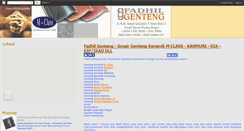 Desktop Screenshot of fadhilgenteng.blogspot.com