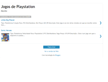 Tablet Screenshot of jogos-de-playstation.blogspot.com