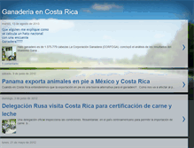 Tablet Screenshot of ganaderiacr.blogspot.com