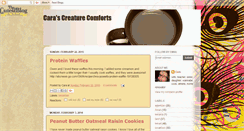 Desktop Screenshot of carascreaturecomforts.blogspot.com