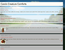 Tablet Screenshot of carascreaturecomforts.blogspot.com