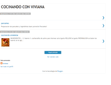 Tablet Screenshot of cocinandoconviviana.blogspot.com
