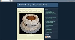 Desktop Screenshot of nadinesspecialtycakes.blogspot.com