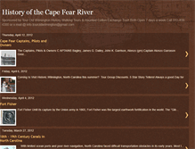 Tablet Screenshot of capefearriver.blogspot.com