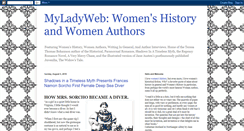 Desktop Screenshot of myladyweb.blogspot.com