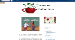 Desktop Screenshot of cocinatudiabetes.blogspot.com