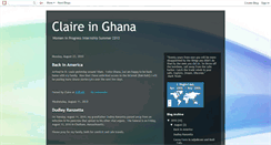 Desktop Screenshot of claireinghana2010.blogspot.com