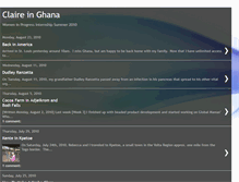 Tablet Screenshot of claireinghana2010.blogspot.com