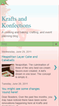 Mobile Screenshot of kraftsandkonfections.blogspot.com