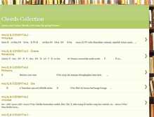 Tablet Screenshot of chords-collection.blogspot.com