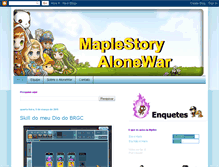 Tablet Screenshot of alonewar.blogspot.com