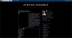 Desktop Screenshot of africanscramble.blogspot.com