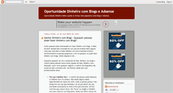 Desktop Screenshot of dinheiro-sucesso.blogspot.com