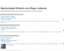 Tablet Screenshot of dinheiro-sucesso.blogspot.com