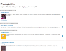Tablet Screenshot of phunkyknitter.blogspot.com