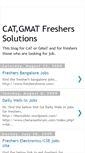 Mobile Screenshot of freshers-solutions.blogspot.com