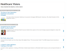 Tablet Screenshot of healthcarevisions.blogspot.com