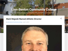 Tablet Screenshot of linnbentoncommunitycollege.blogspot.com