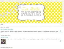 Tablet Screenshot of labelleparties.blogspot.com