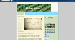 Desktop Screenshot of birthofawine.blogspot.com